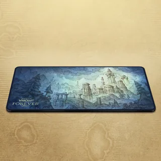 Le tapis de souris de l’édition Collector, imprimé d’une vue de l’île de Zéphras