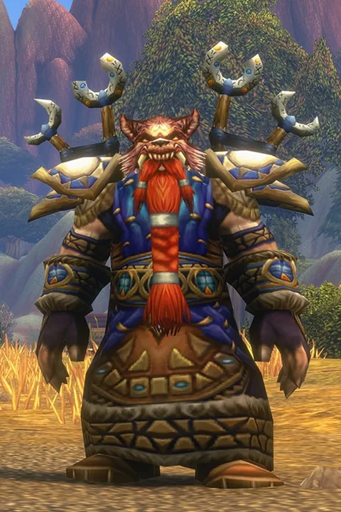 A Dwarf character in World of Warcraft: Forever