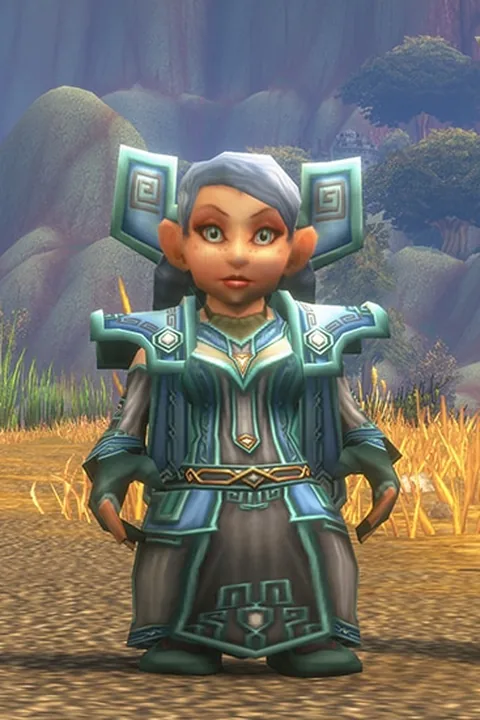 A Gnome character in World of Warcraft: Forever