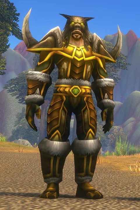 A Human character in World of Warcraft: Forever