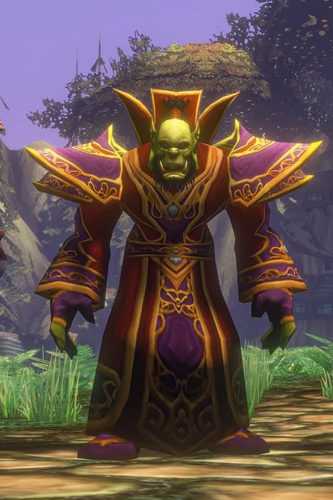 An Orc character in World of Warcraft: Forever