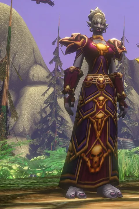 A Troll character in World of Warcraft: Forever