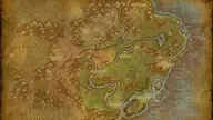 Carte de la zone « Rives Claires » dans le client de la bêta de WoW Forever
